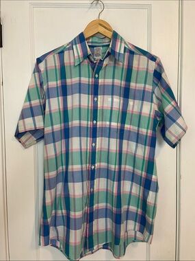 J.G. Hook vintage short sleeve button down - Medium